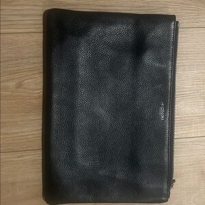 Black Leather Mini Bag